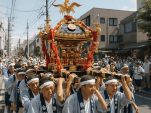 2025年綱島諏訪神社祭り (1)